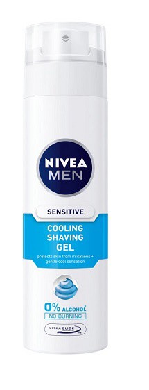 Nivea Sensitive Cool 200ml  gel na holen | Kosmetické a dentální výrobky - Pánská kosmetika - Přípravky na holení